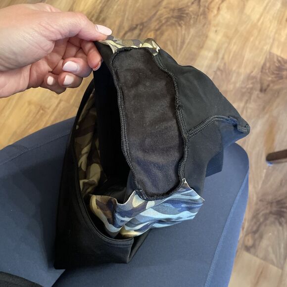 Spanx Black Ultra High Waisted Shaper Tummy Slimming Shorts Camo Liner Large - Picture 6 of 7